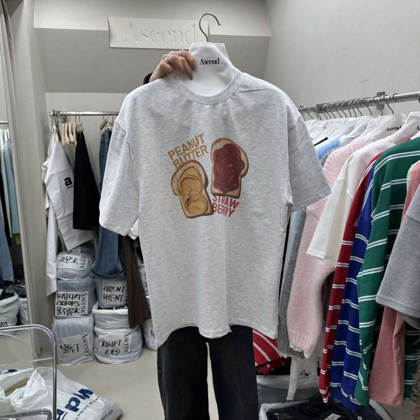 ASCEND韓國代購女士新品真品26春夏職業推薦人氣休閑時尚T恤ASCENDT恤