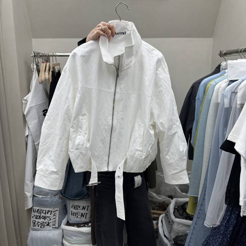 ASCEND東大門代購女士新款真品休閑26春夏推薦職業夾克系帶ASCEND夾克