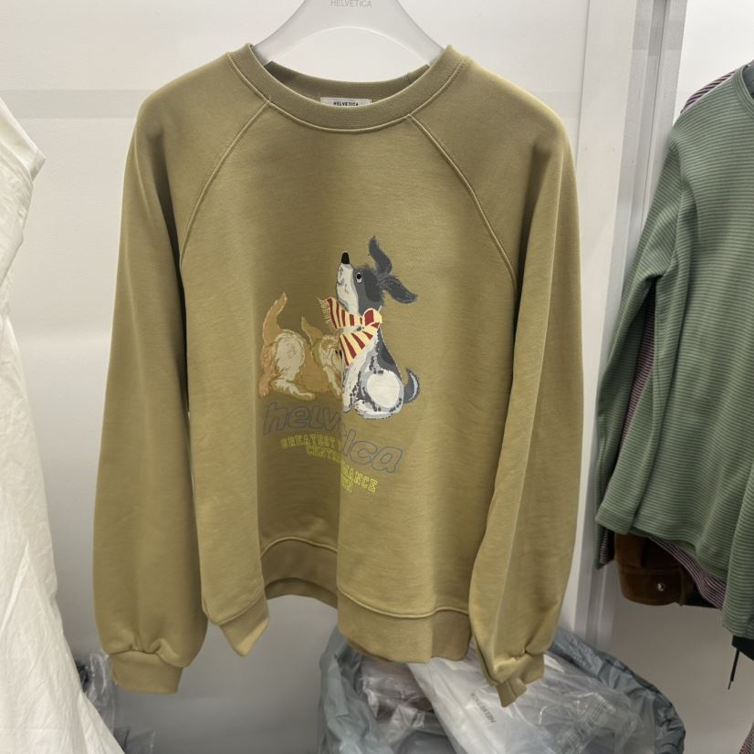 HELVETICA韓國直郵女士新品熱賣時尚真品26春夏推薦人氣衛衣HELVETICA衛衣