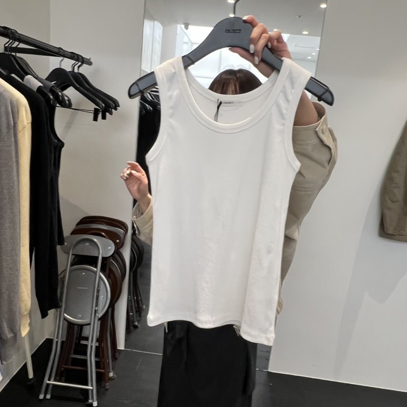 OBJECT東大門直郵女士新款休閑職業真品時尚推薦吊帶背心OBJECT吊帶/背心