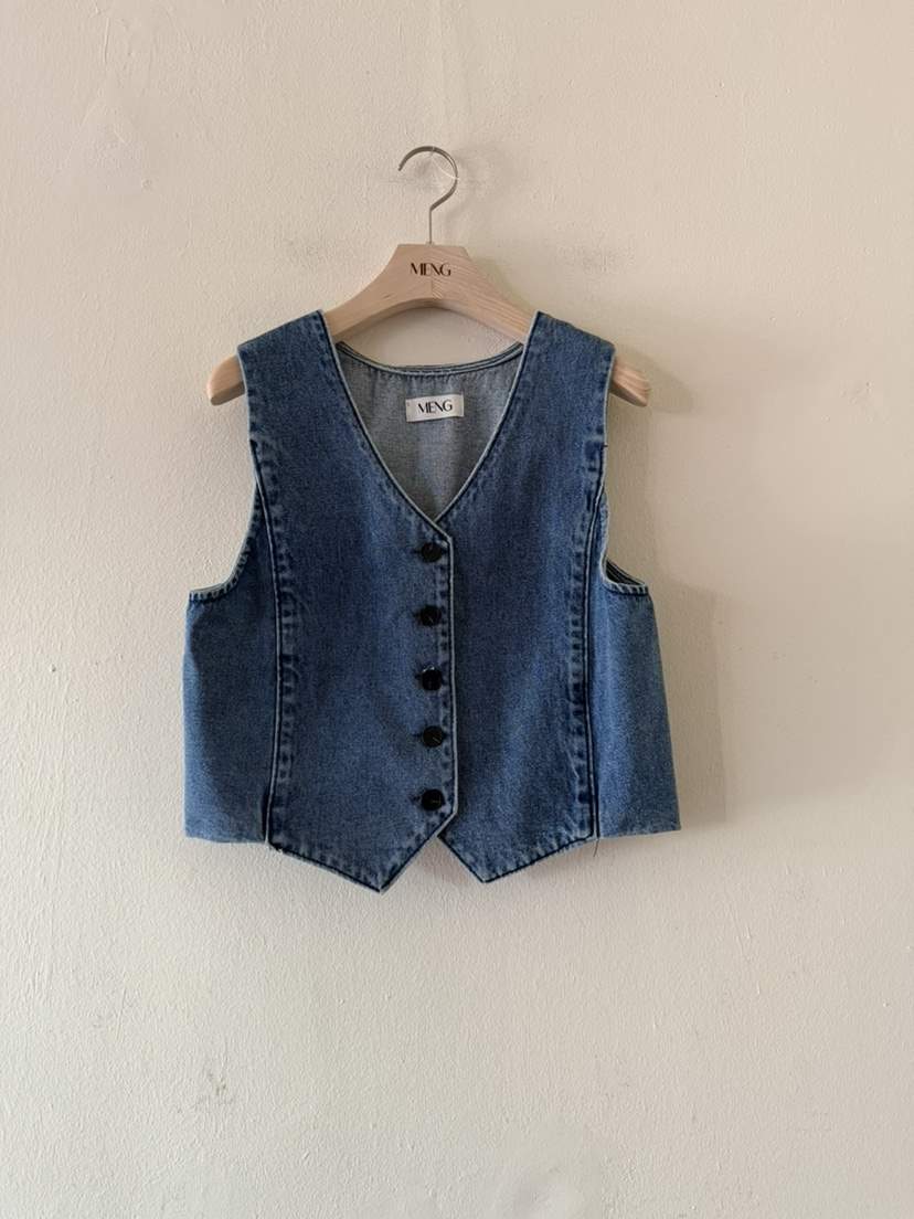 MENG東大門實拍女裝新品休閑職業推薦26春夏真品人氣馬甲MENG馬甲