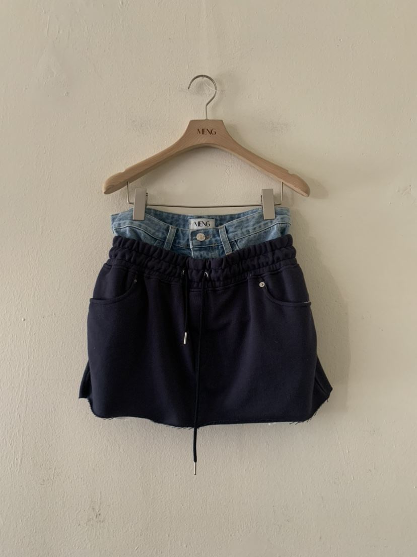 MENG韓國代購女士新品休閑時尚人氣熱賣真品推薦職業短裙MENG短裙