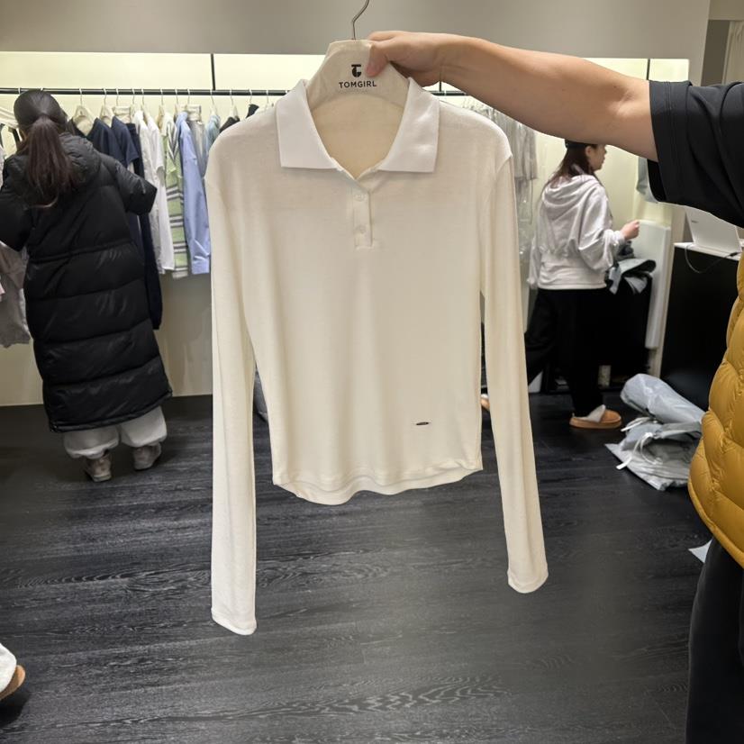TOMGIRL東大門直郵女士新品26春夏人氣真品時尚職業長袖T恤TOMGIRL長袖T恤