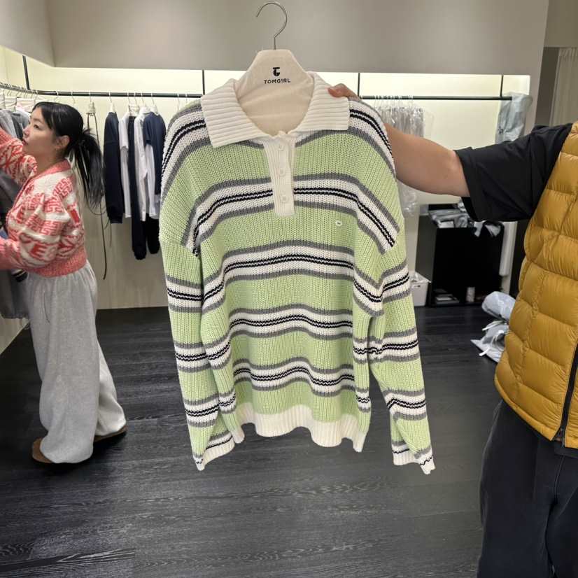 TOMGIRL東大門代購女士新款推薦休閑時尚26春夏職業針織衫TOMGIRL針織衫