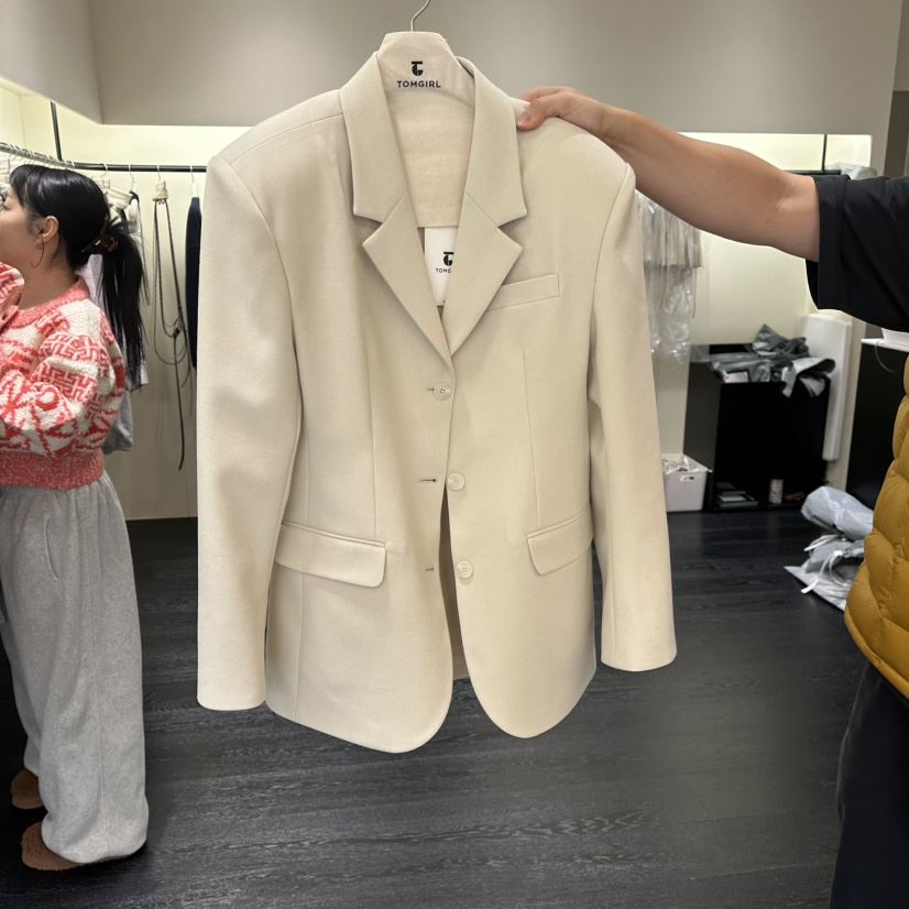 TOMGIRL東大門直郵女裝新品人氣26春夏熱賣真品職業時尚夾克TOMGIRL夾克