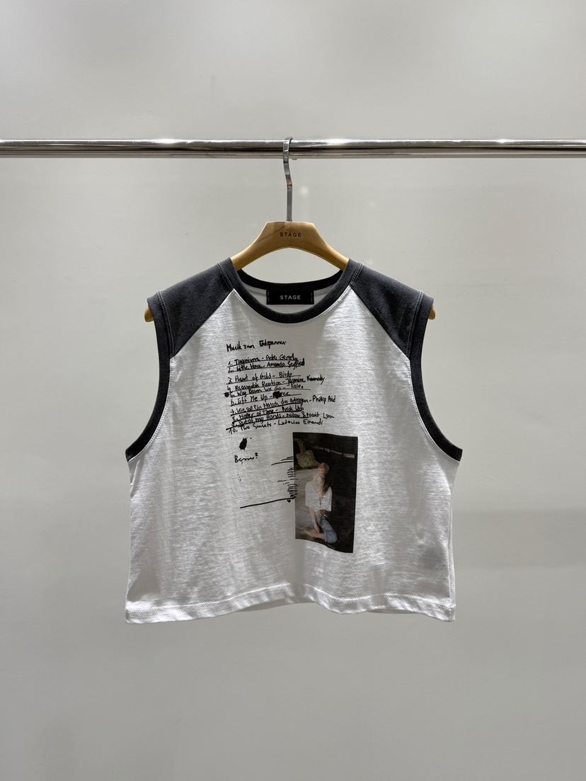 STAGE韓國代購女裝新款推薦熱賣休閑人氣26春夏時尚吊帶背心STAGE吊帶/背心