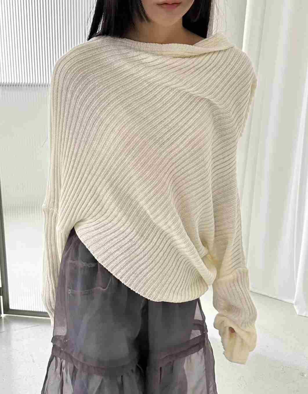 ROOOF東大門實拍女士新品26春夏休閑人氣職業推薦時尚針織衫ROOOF針織衫