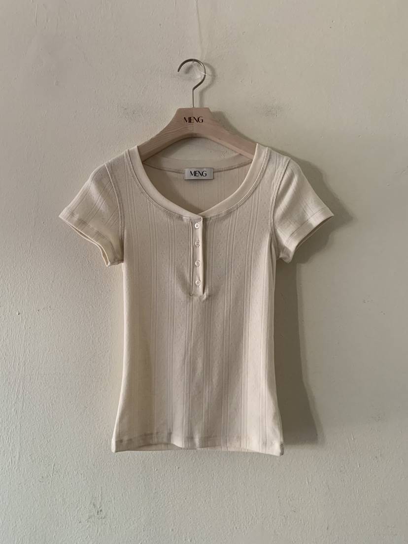 MENG東大門實拍女裝新品推薦時尚職業人氣休閑26春夏熱賣T恤MENGT恤