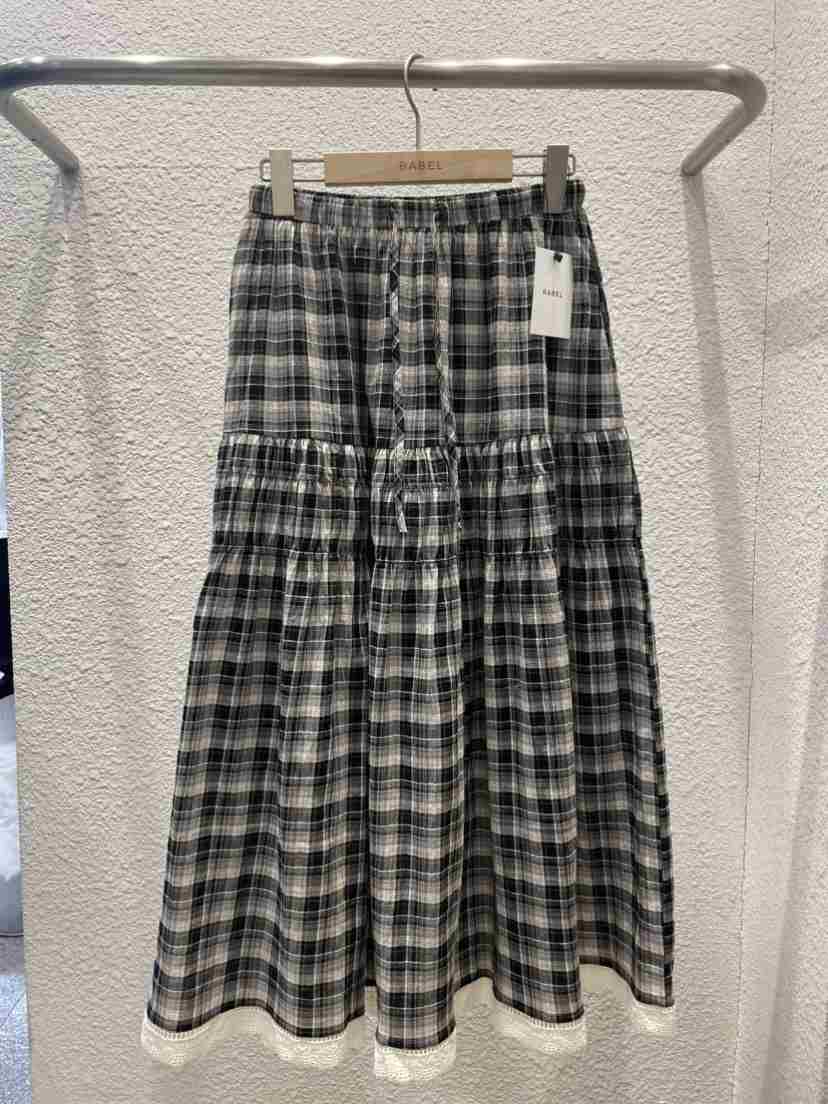 BABEL韓國直郵女士新款26春夏時尚休閑熱賣推薦職業人氣長裙BABEL長裙