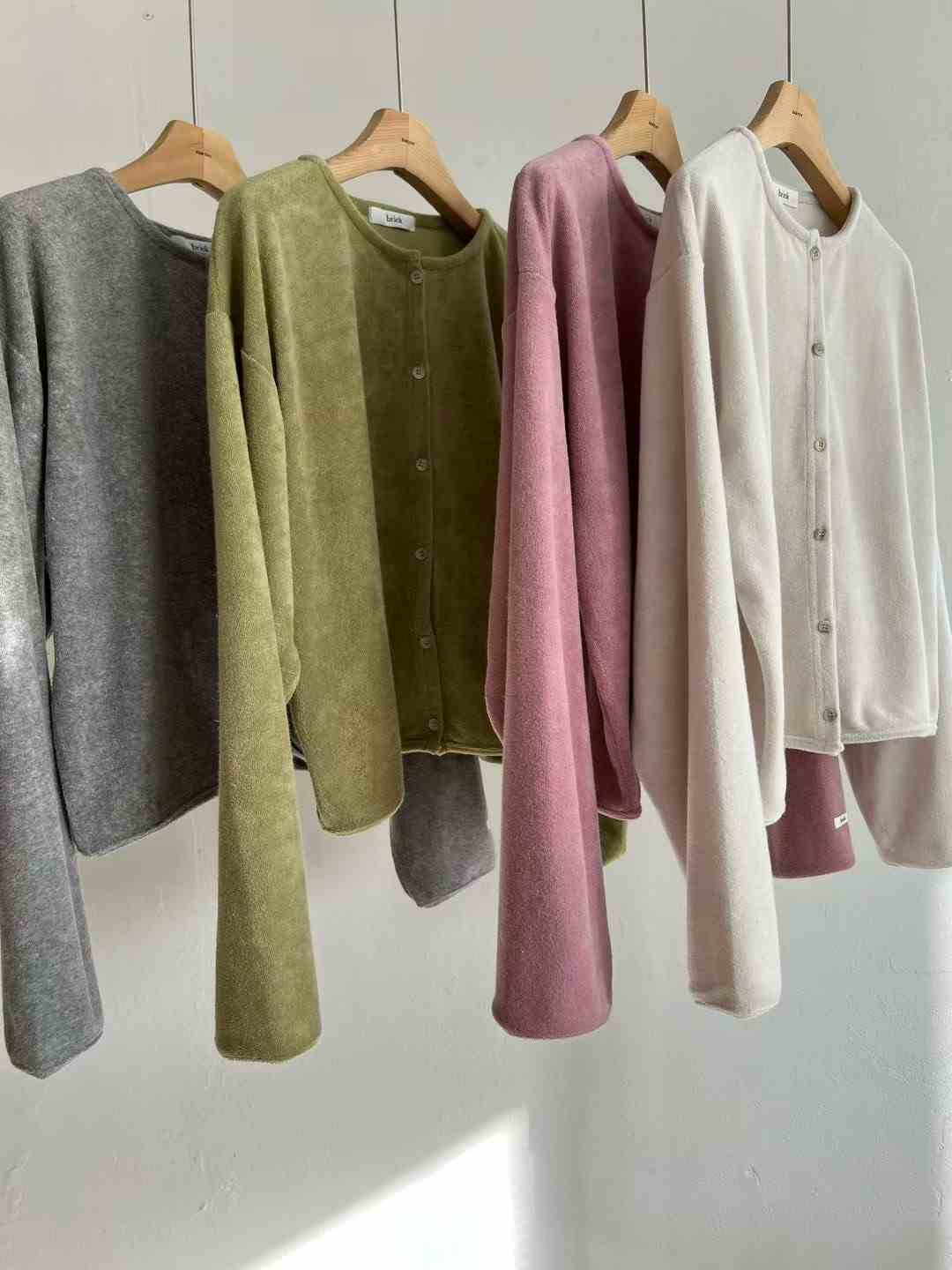 BRICK韓國代購女士新款職業時尚熱賣休閑26春夏針織衫兔子開衫BRICK針織衫