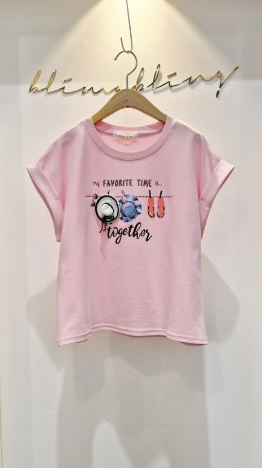 BLING BLING-S/RICO韓國直郵女士新品真品職業人氣T恤BLING BLING-S/RICOT恤