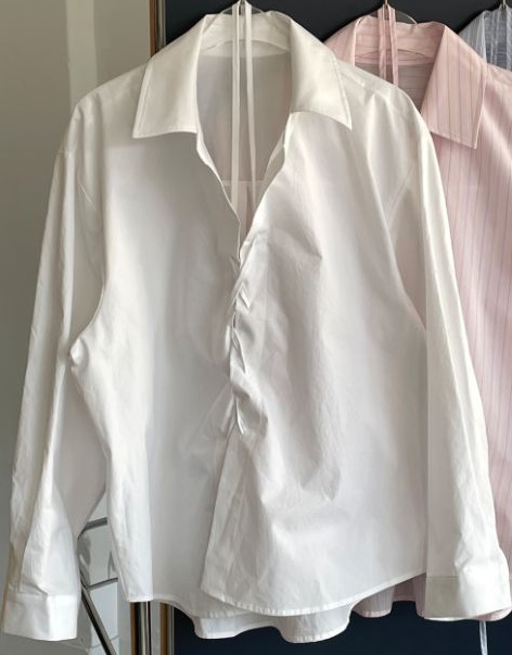 CRONG東大門代購女裝新款熱賣26春夏人氣職業時尚襯衫蕾絲衫CRONG襯衫/蕾絲衫