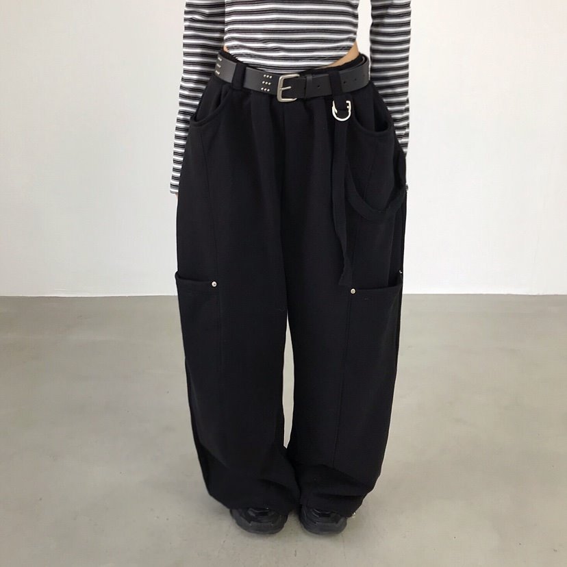 2TWO MOON韓國直郵女士新品職業26春夏推薦休閑褲不含腰帶2TWO MOON休閑褲