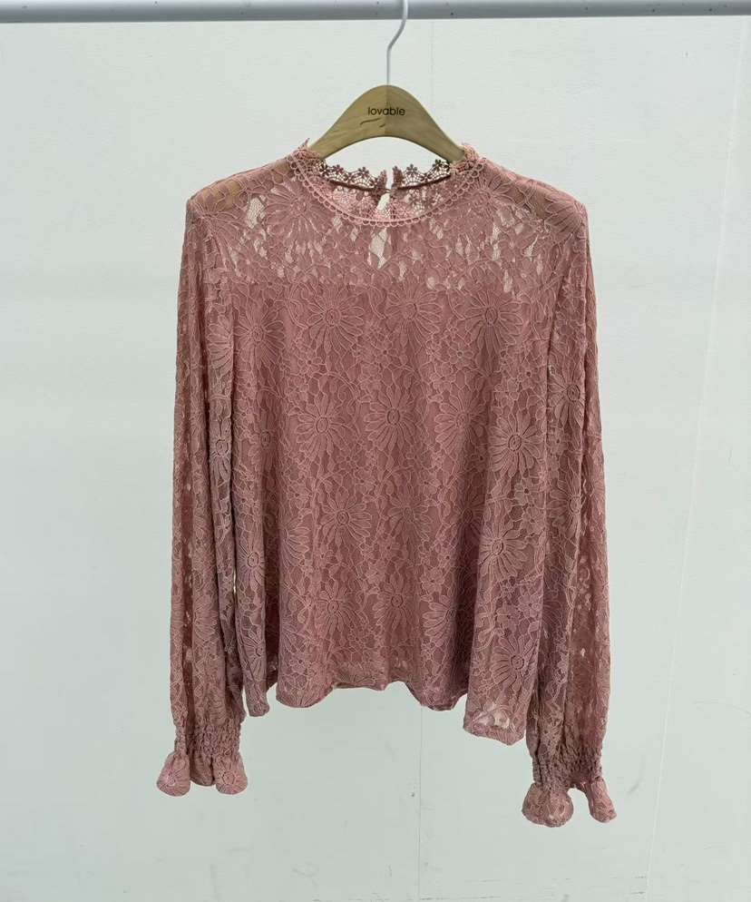 LOVABLE東大門代購女士新款熱賣26春夏人氣職業襯衫蕾絲衫LOVABLE襯衫/蕾絲衫