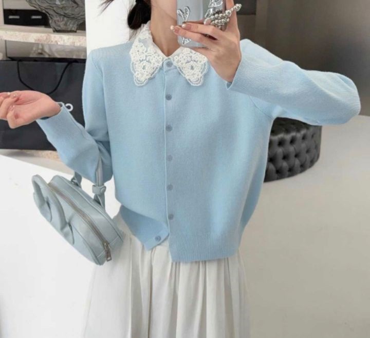 BLING BLING-S/RICO東大門代購女裝新品熱賣針織衫拉絲開衫BLING BLING-S/RICO針織衫