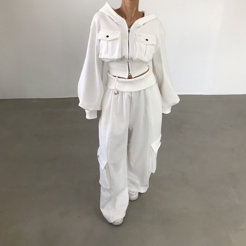 2TWO MOON韓國直郵女士新款休閑26春夏職業真品衛衣口袋2TWO MOON衛衣