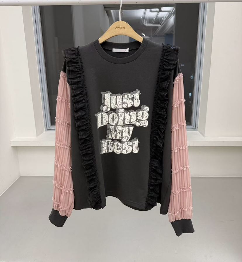 LOVABLE韓國代購女裝新品熱賣人氣時尚職業26春夏休閑衛衣LOVABLE衛衣