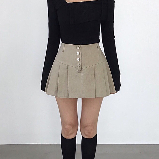 2TWO MOON東大門代購女士新品職業休閑推薦人氣短裙褶皺2TWO MOON短裙