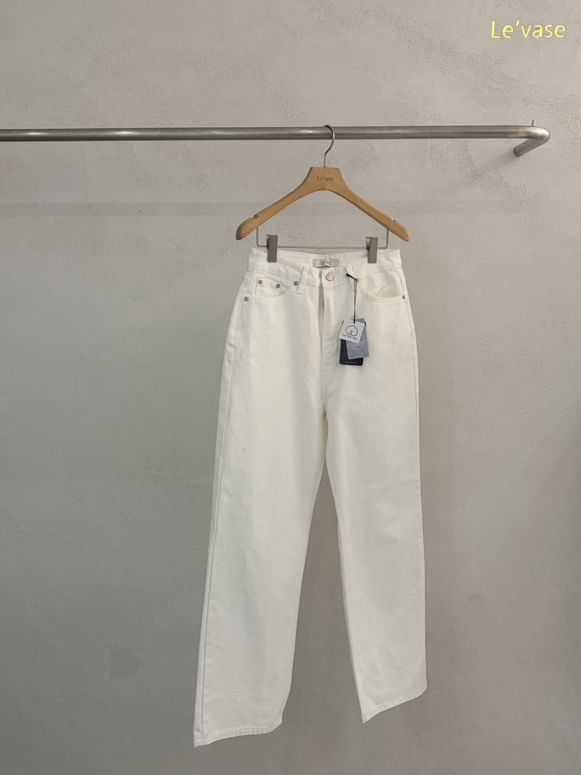 LE VASE韓國代購女士新品26春夏真品職業休閑推薦休閑褲LE VASE休閑褲