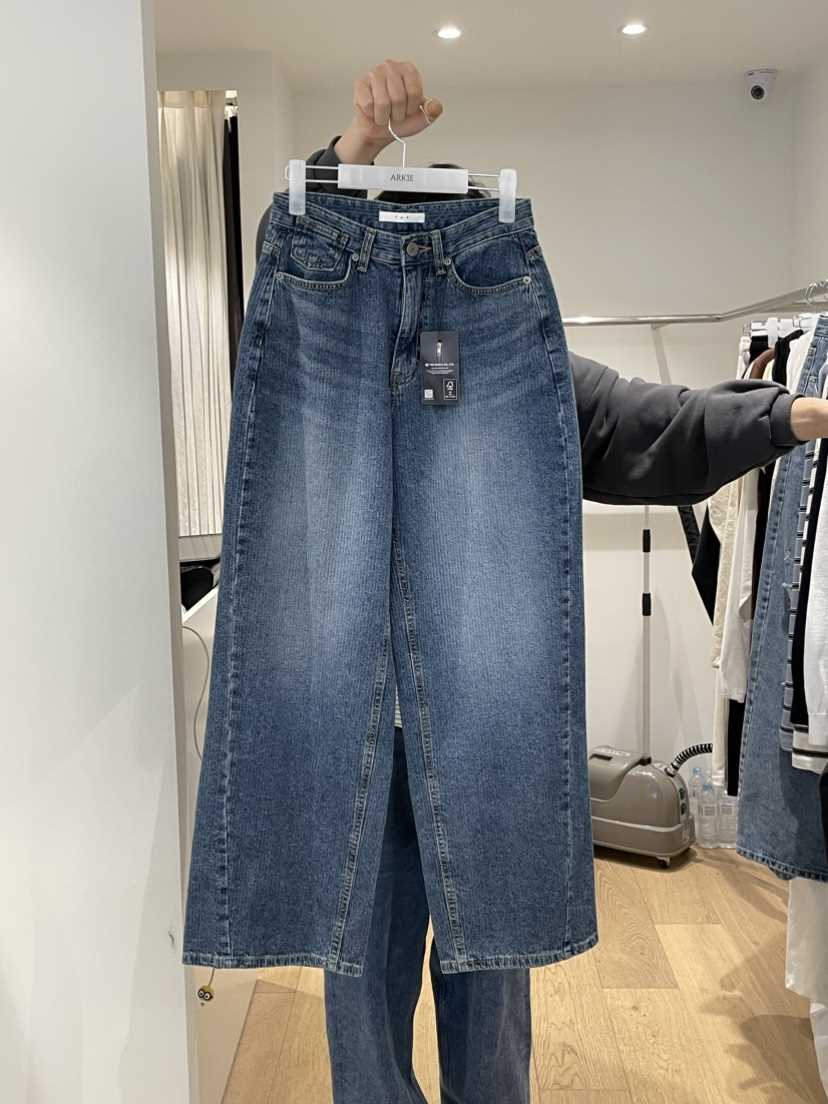 TAF東大門實拍女士新品人氣26春夏職業時尚休閑推薦牛仔褲TAF牛仔褲