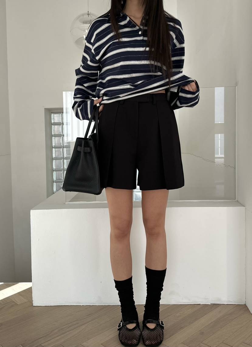 LE VASE韓國代購女士新款休閑真品推薦職業熱賣26春夏短褲LE VASE短褲