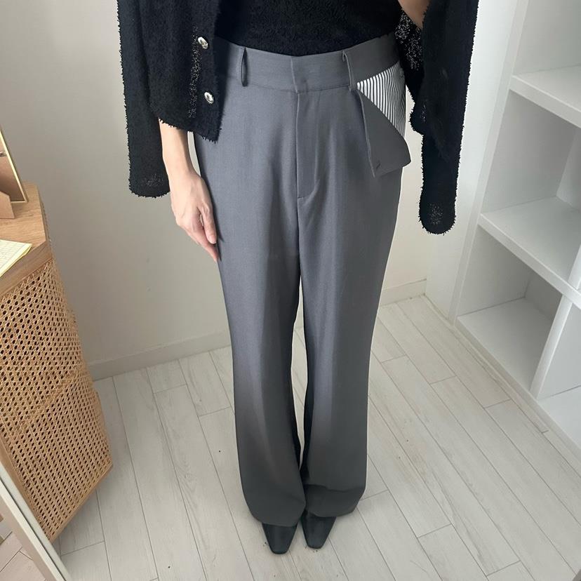 SOUIT韓國代購女裝新款熱賣推薦職業休閑時尚真品休閑褲口袋SOUIT by mabel-L休閑褲