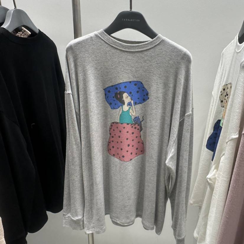 TARABY MOTION東大門直郵女裝新款真品推薦26春夏長袖T恤TARABY MOTION長袖T恤