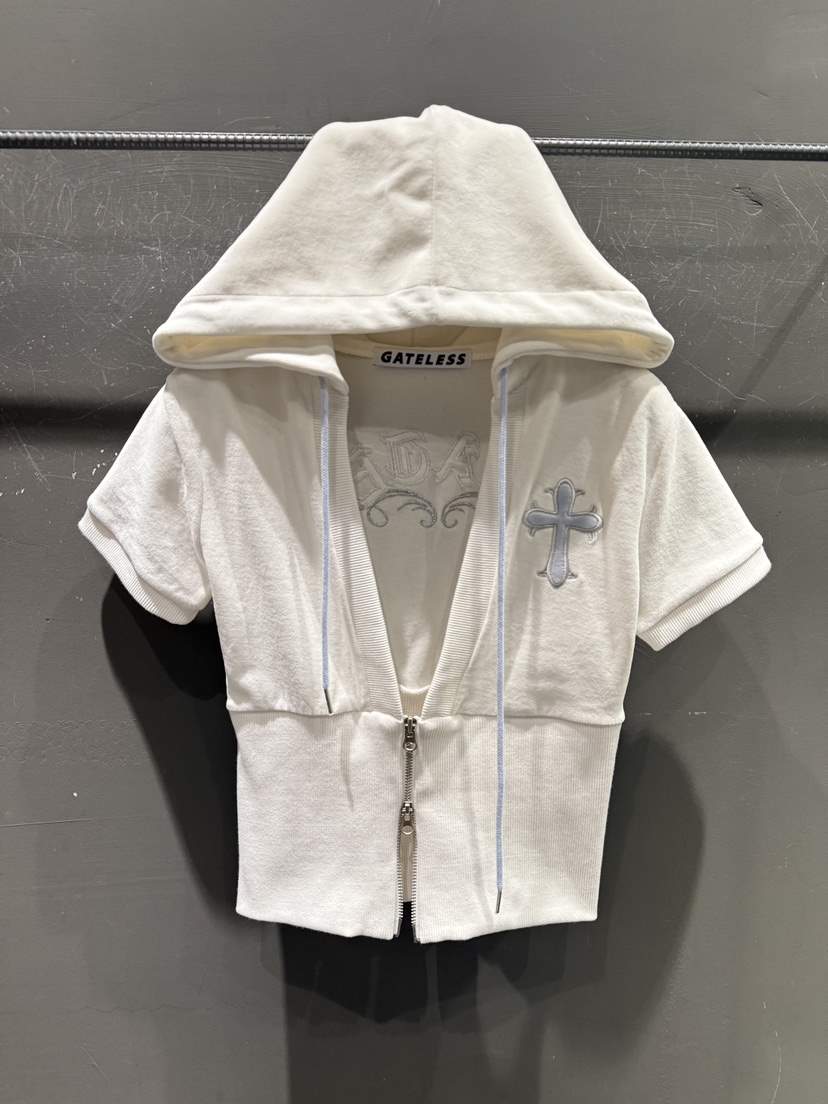 GATELESS東大門代購女裝新款職業26春夏熱賣休閑衛衣復古GATELESS衛衣