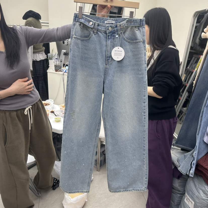 I MFACT東大門實拍女裝新款推薦人氣熱賣休閑26春夏牛仔褲I MFACT牛仔褲