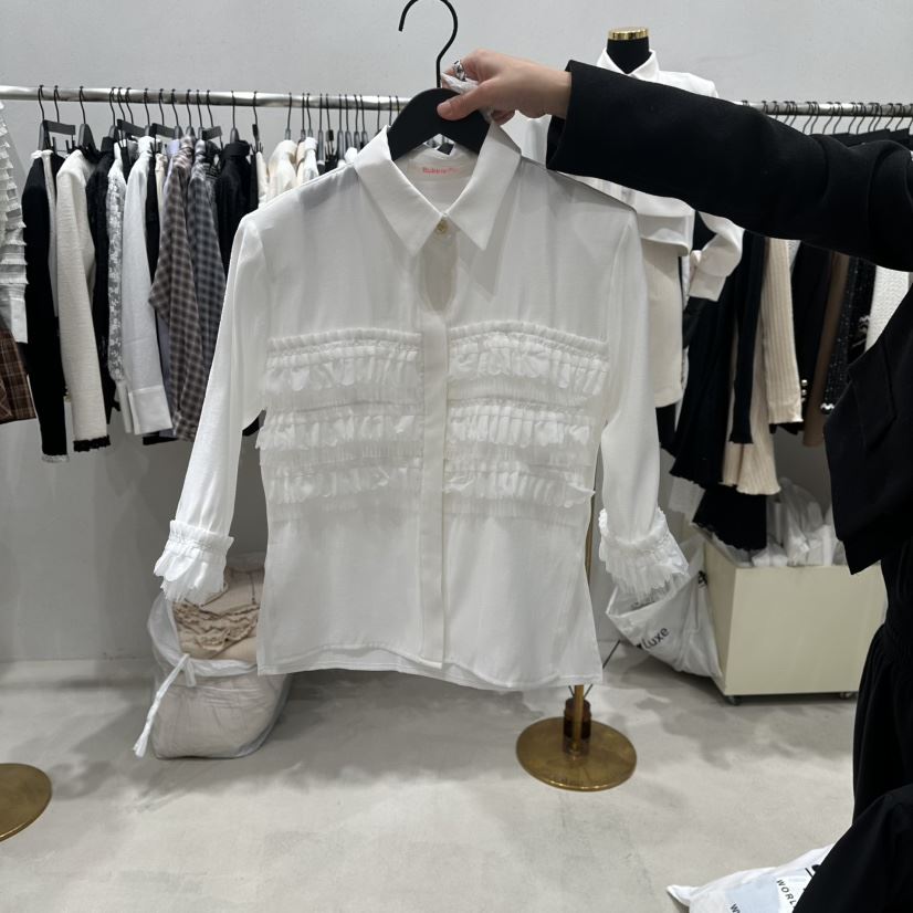 BUBBLE/LOTTIMO東大門實拍女士新品休閑26春夏襯衫蕾絲衫BUBBLE/LOTTIMO襯衫/蕾絲衫