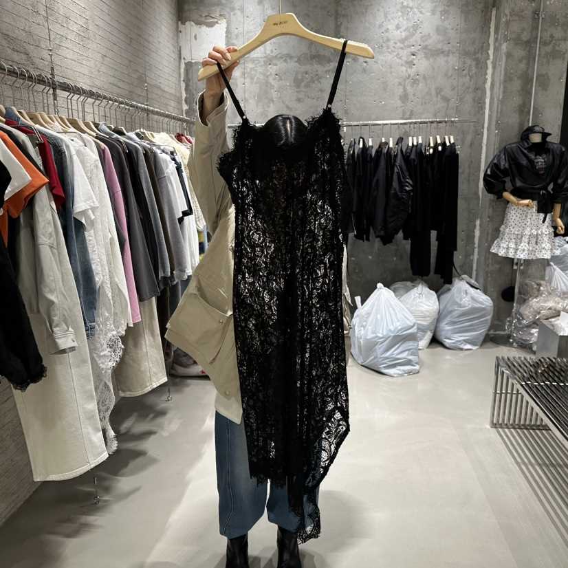 JUNI韓國直郵女士新款26春夏職業時尚熱賣休閑連衣裙蕾絲my juni連衣裙