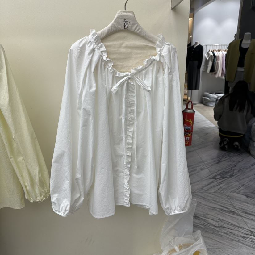 AMOEBA韓國代購女士新品職業真品時尚休閑人氣襯衫蕾絲衫AMOEBA襯衫/蕾絲衫