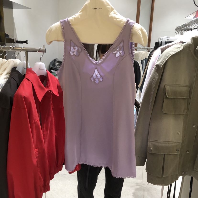 TEMPTING韓國代購女裝新款推薦時尚熱賣人氣休閑吊帶背心TEMPTING吊帶/背心