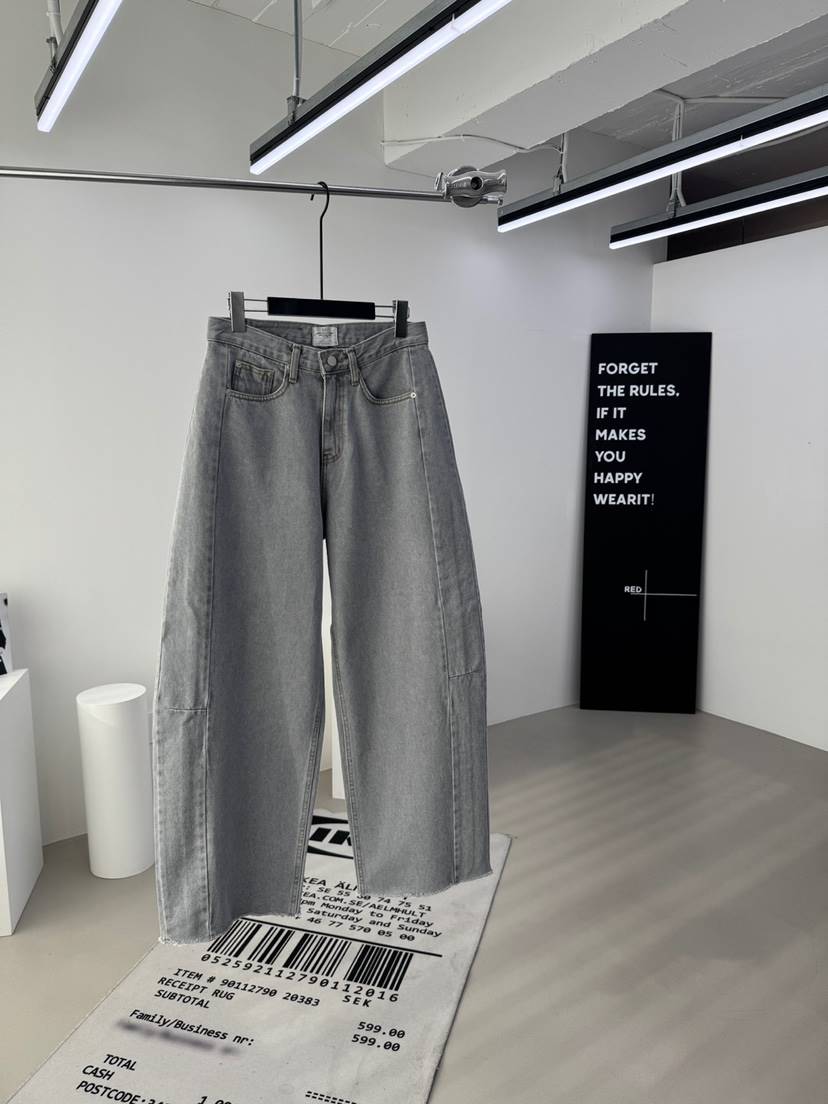 RED-A東大門實拍女裝新品職業26春夏休閑真品牛仔褲鏤空RED-A牛仔褲