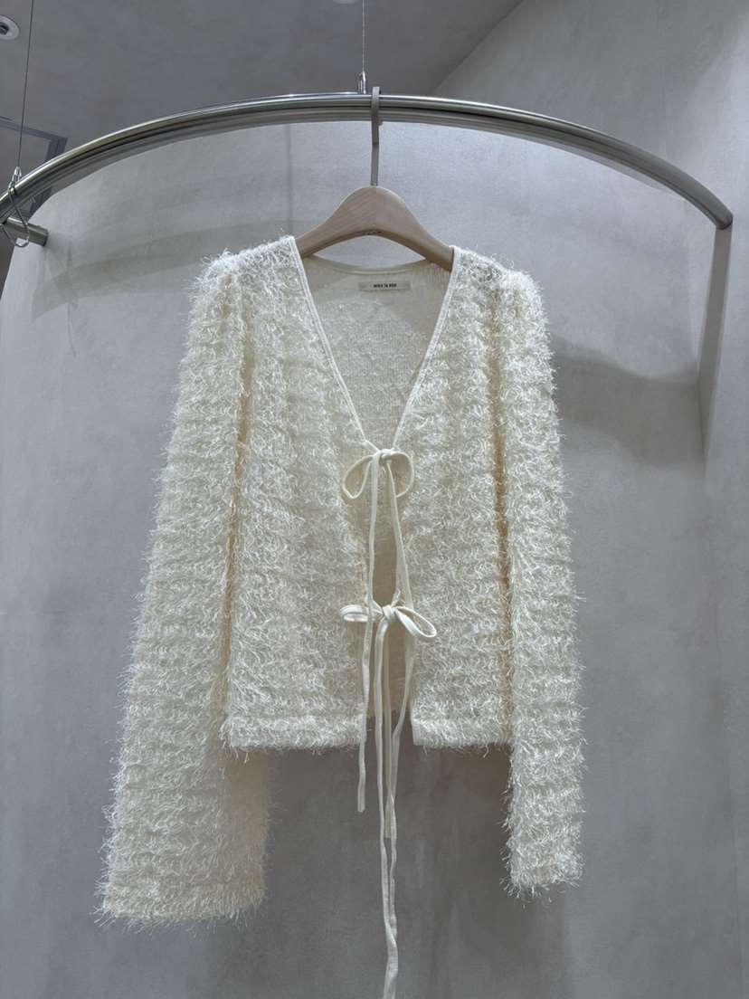 WHO IS SHE東大門實拍女裝新品時尚職業推薦26春夏毛衣開衫WHO IS SHE毛衣