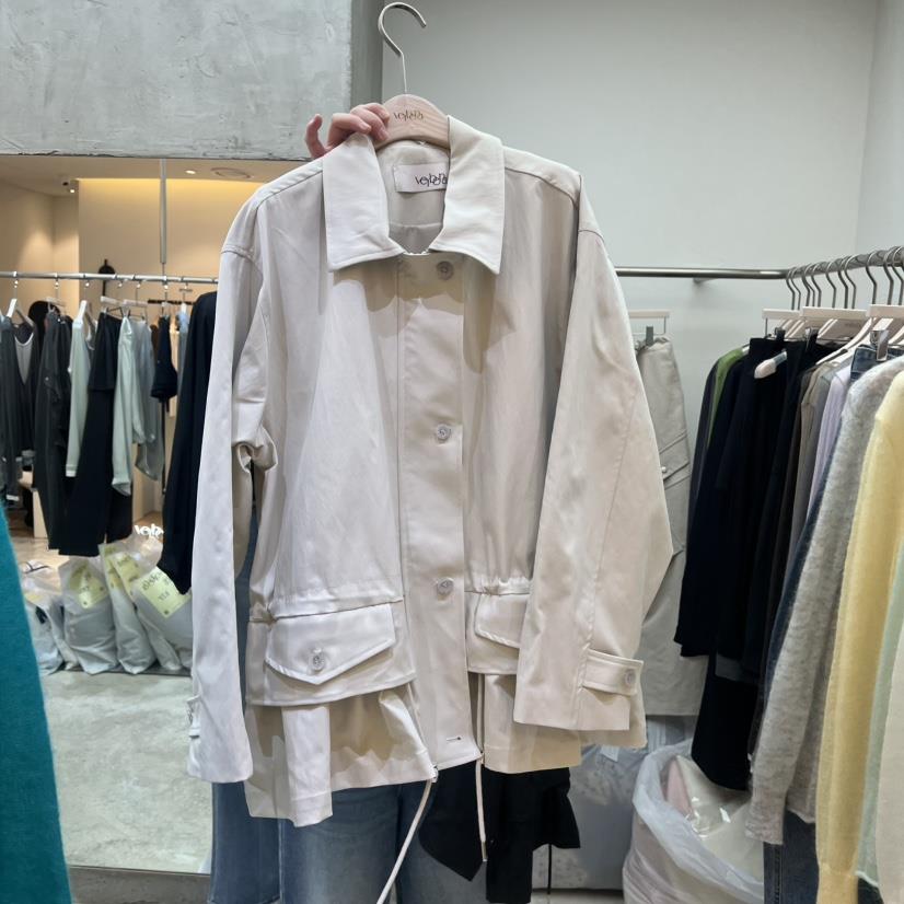 Verbena東大門直郵女裝新款推薦職業26春夏熱賣時尚夾克褶皺Verbena夾克