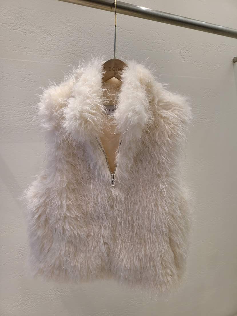 THE OTHER東大門代購女裝新品時尚休閑職業人氣馬甲牛皮THE OTHER馬甲