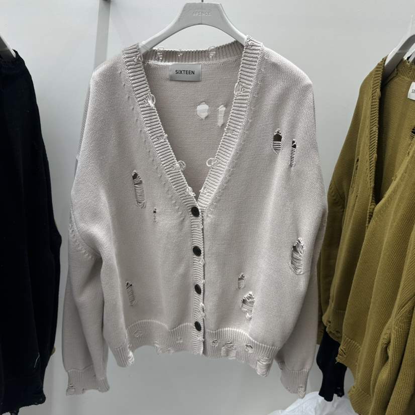 SIXTEEN韓國直郵女士新品真品推薦26春夏時尚職業熱賣毛衣SIXTEEN毛衣