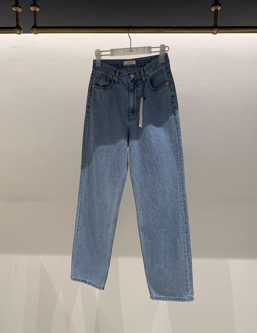 CREAM-P東大門實拍女士新品休閑真品職業推薦熱賣牛仔褲CREAM-P牛仔褲