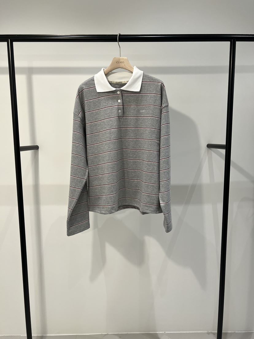 CLAFO韓國代購女裝新款時尚26春夏人氣推薦真品職業長袖T恤CLAFO長袖T恤