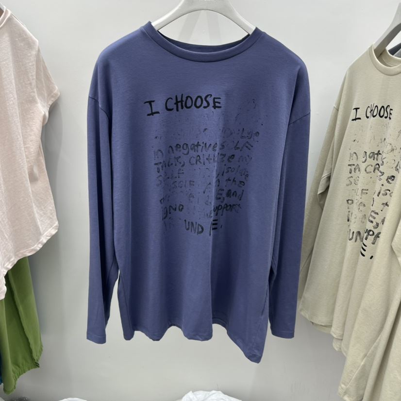 SIXTEEN韓國直郵女士新款時尚職業真品26春夏推薦長袖T恤SIXTEEN長袖T恤