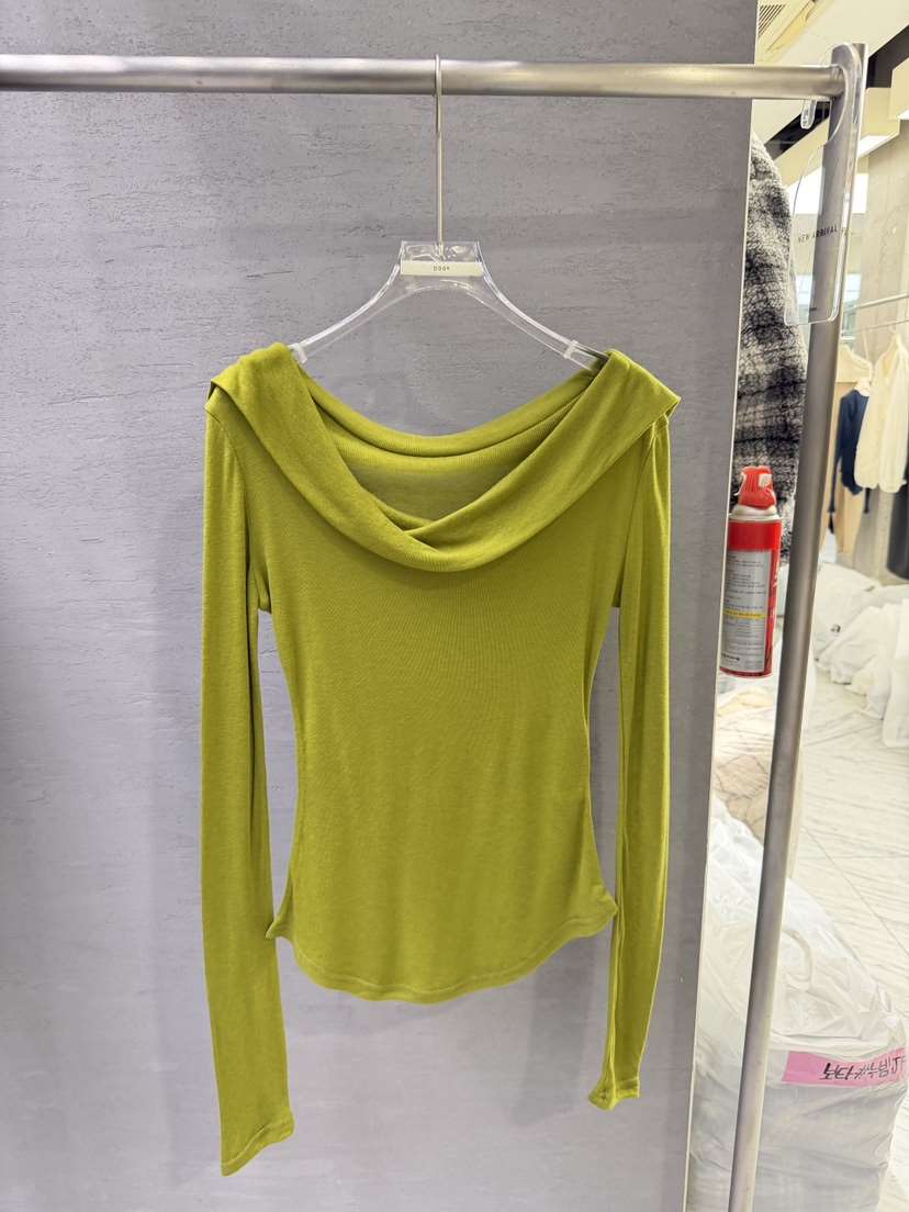 UOOV韓國直郵女裝新品真品熱賣時尚人氣職業推薦休閑長袖T恤UOOV長袖T恤