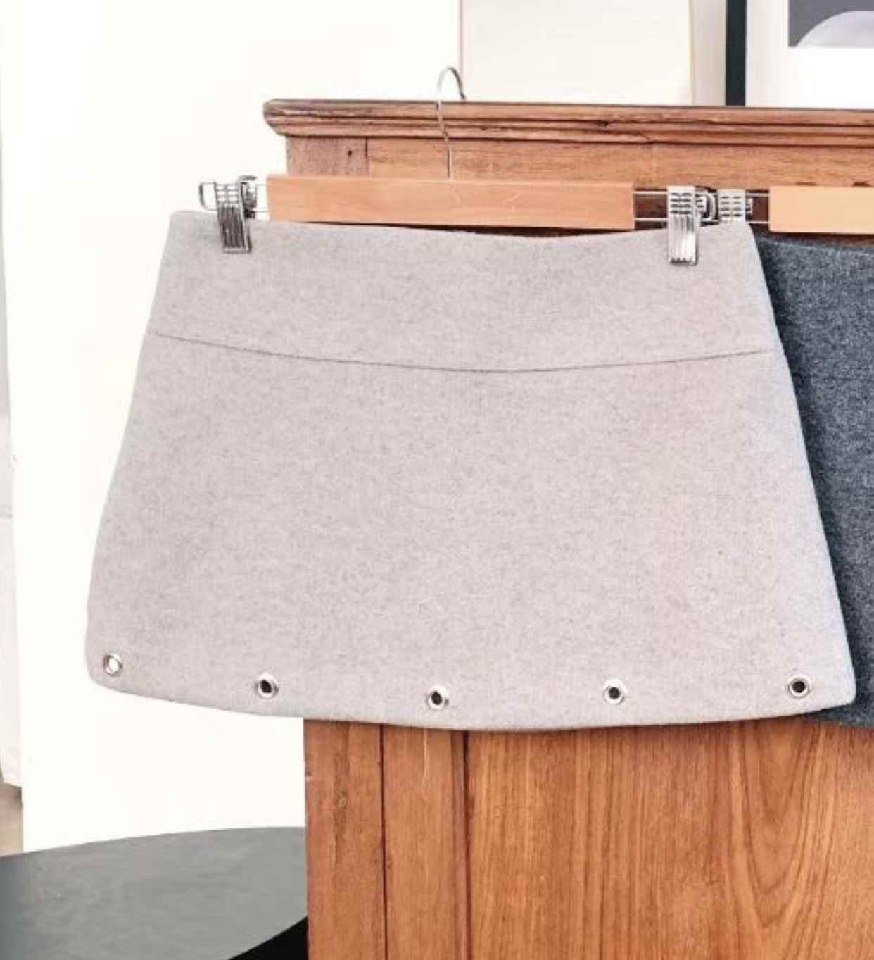 BUTTON 12韓國代購女士新款人氣推薦26春夏職業時尚短裙BUTTON 12短裙