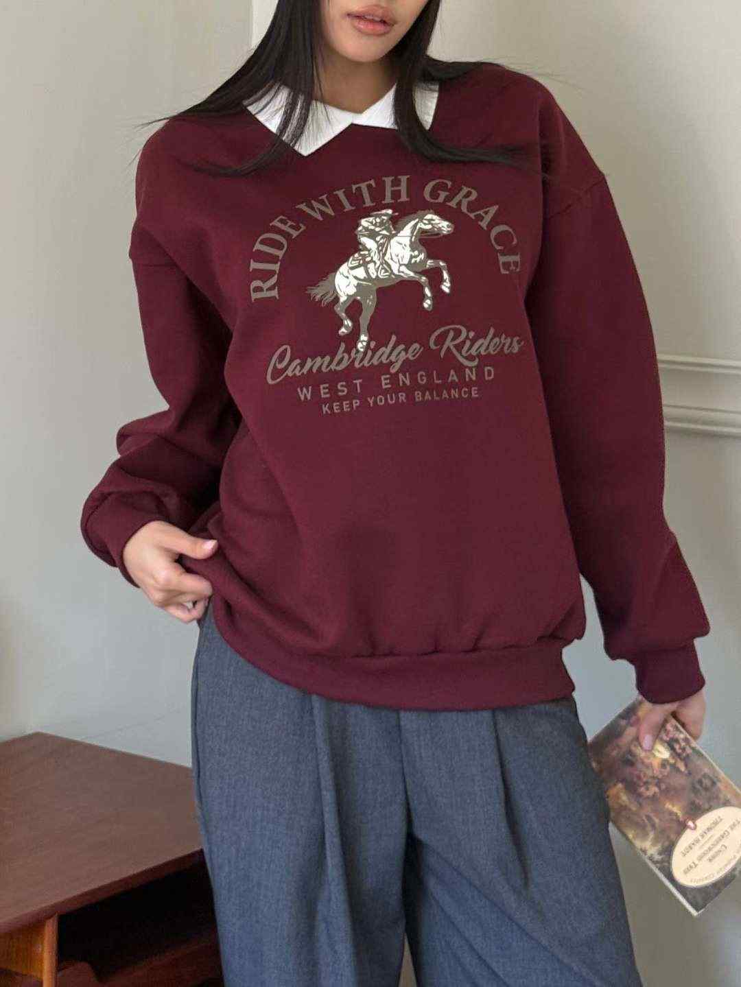 BBIBBICO東大門直郵女士新款真品熱賣26春夏時尚職業衛衣BBIBBICO衛衣