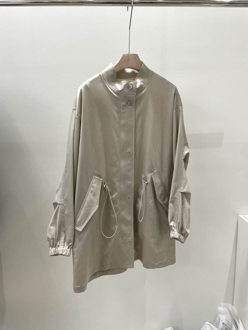 AMY GRACE韓國代購女士新款真品職業時尚26春夏長款風衣AMY GRACE長款風衣