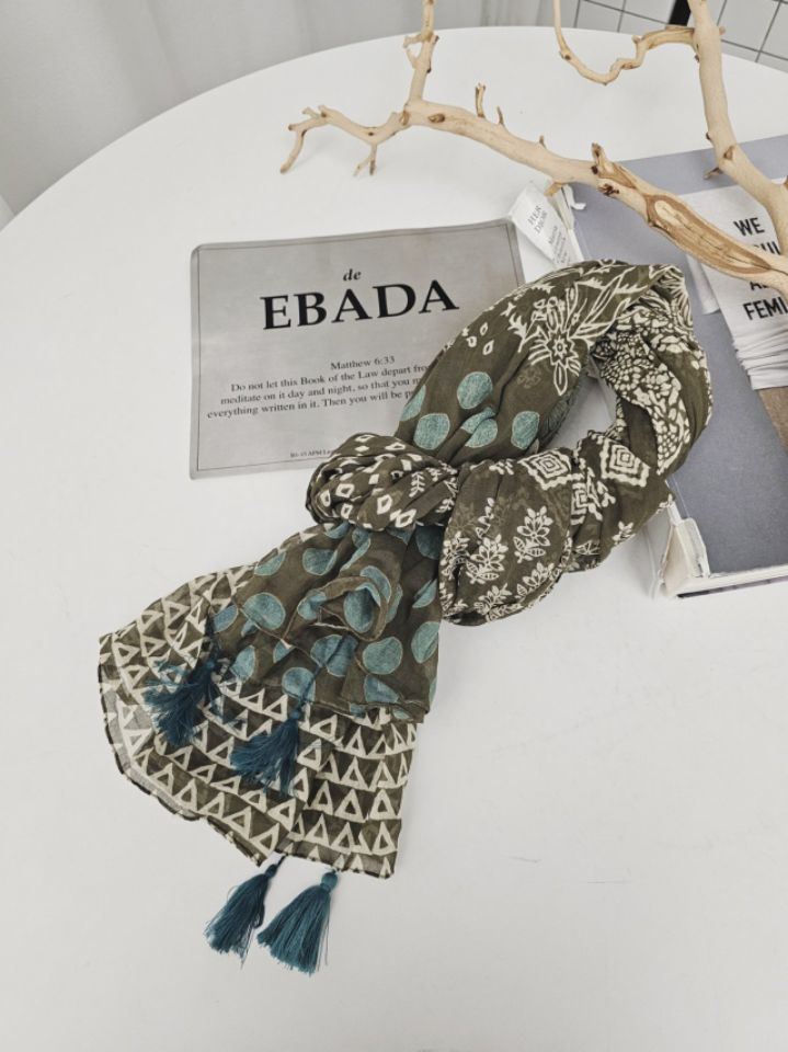 EBADA東大門代購女裝新款休閑推薦職業人氣時尚26春夏圍巾披肩EBADA圍巾/披肩