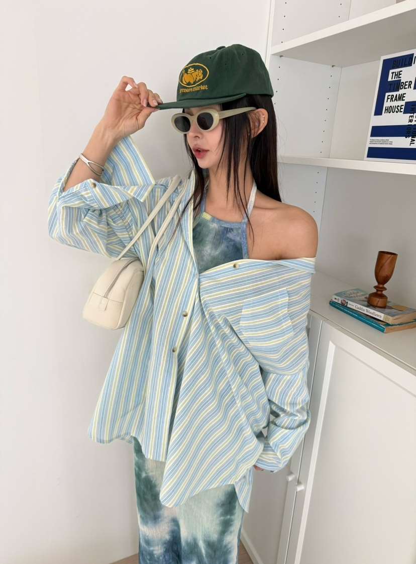 DENVER韓國直郵女士新品熱賣休閑人氣真品推薦襯衫蕾絲衫DENVER襯衫/蕾絲衫