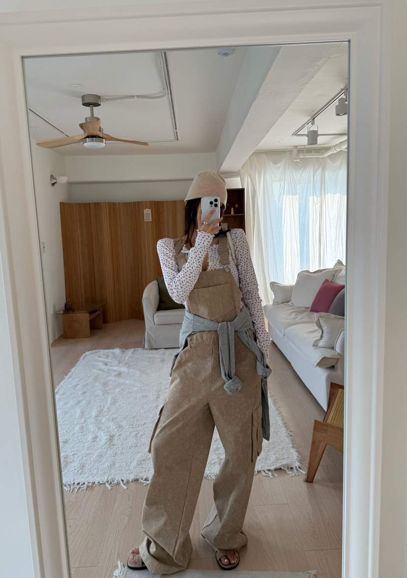 DENVER東大門代購女裝新品熱賣人氣26春夏職業推薦背帶褲DENVER背帶褲