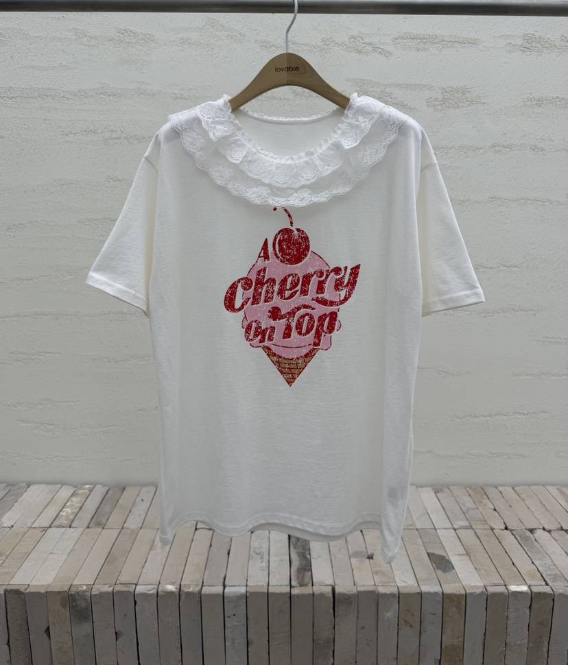 LOVABLE東大門直郵女裝新品休閑熱賣職業26春夏時尚真品T恤LOVABLET恤