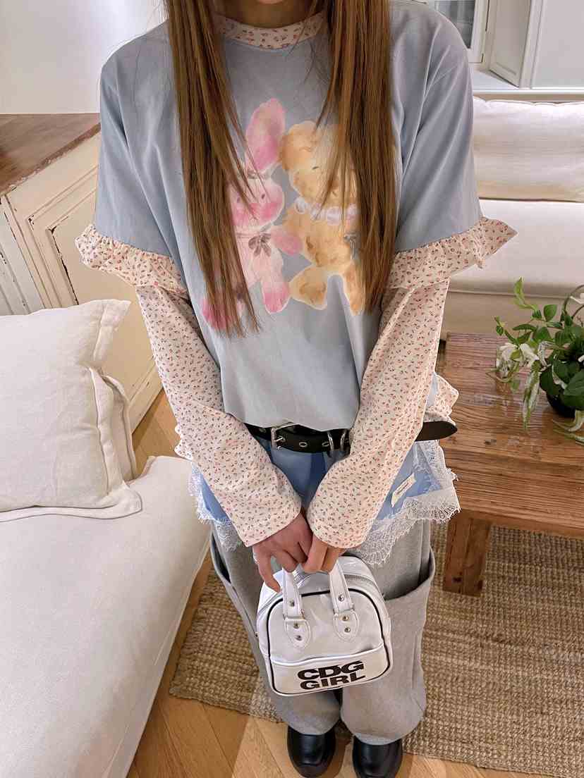 BOUTIQUE-L韓國直郵女裝新款推薦休閑熱賣人氣職業長袖T恤BOUTIQUE-L長袖T恤